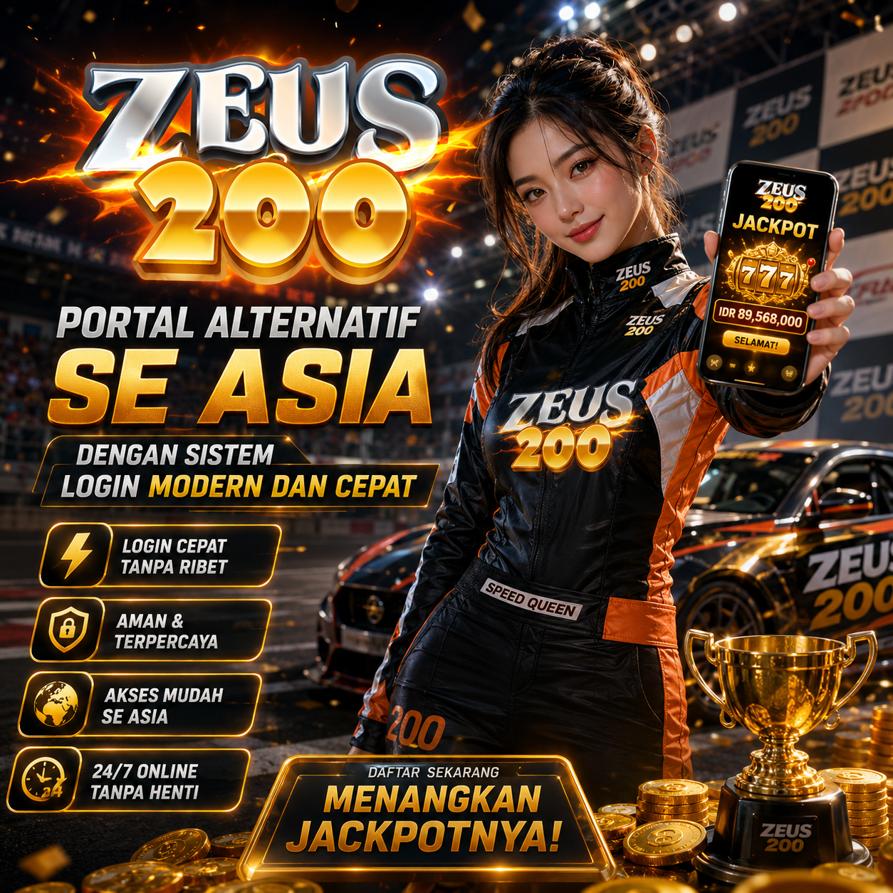 ZEUS200 Portal Alternatif Se Asia dengan Sistem Login Modern dan Cepat